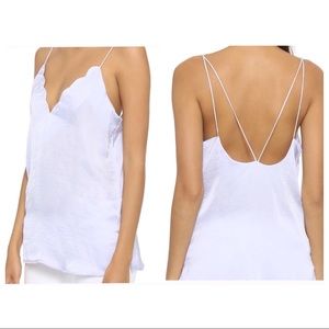 Free People Intimately Moonstone Silver White Top
